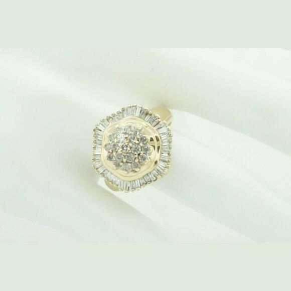 "Discount Estate 14k Yellow Gold Diamond Ring 1.15 TCW USA M